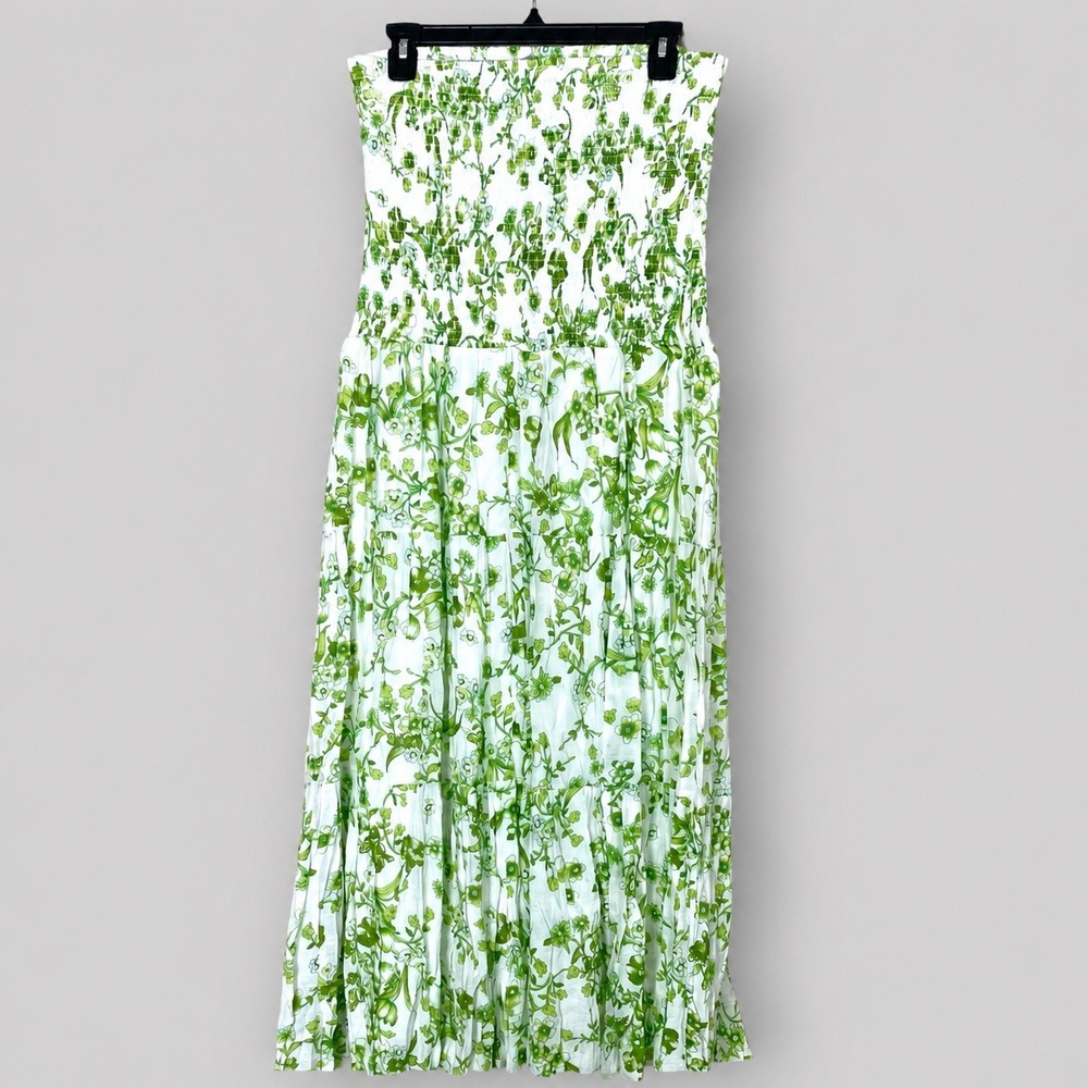 Anthropologie J Gee 1X Maxi Dress Cottagecore Coquette Romantic Boho Chic Dainty - Picture 5 of 7